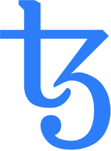 Logo de la blockhain tezos